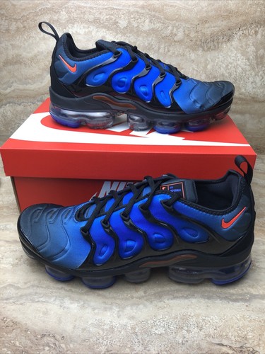 セール価格★完売注意！Nike VaporMax☆高機能バスケシューズ Nike Air Vapormax Plus 'Knicks' Shoes Mens Blue Red Sneakers