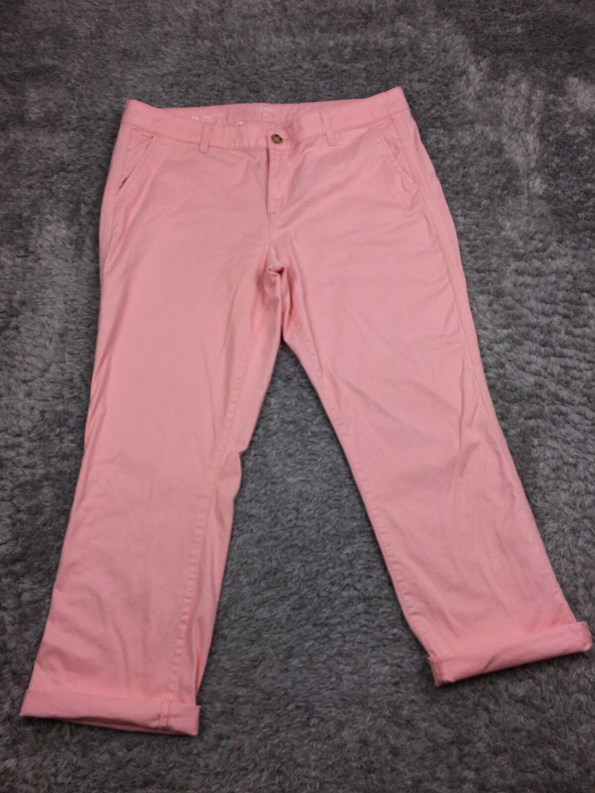 A New Approach (a.n.a.) Girlfriend Chino Pants Womens Size 14 Pink Cotton |  eBay