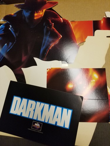 COMPLETE Vintage Darkman Video Movie Standee in ORIGINAL box Sam Raimi