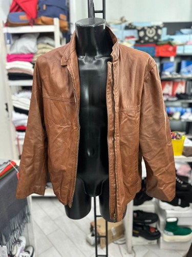 未使用 ジョゼフ ブラウン レザー スウェード レザー ジャケット