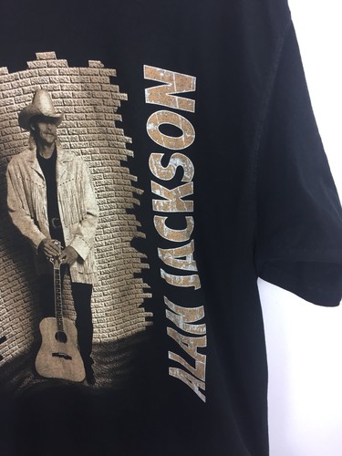 Vtg Alan Jackson Country Music Tshirt Sz Large/XL 1996 Short Sleeve