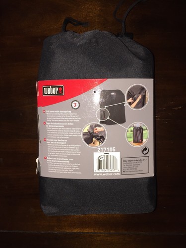 Weber 7105 Grill Cover With Storage Bag for Spirit 210 Series Gas Grills Durable