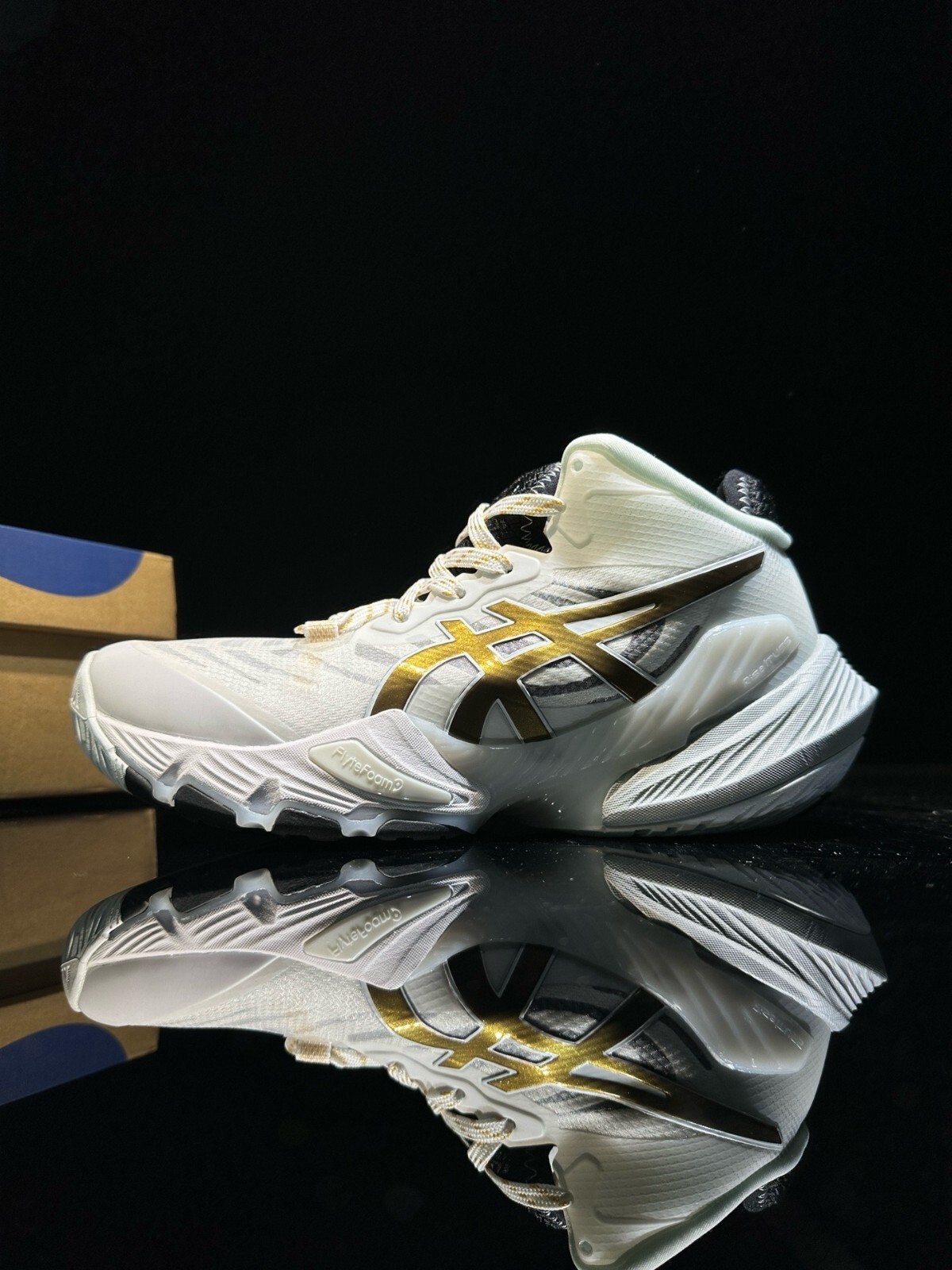 ASICS RISE ホワイト/ゴールド Asics METARISE 3% 'White gold' Men's shoes US Size 8-11 | eBay