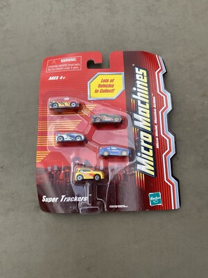 Micro Machines Super Trackers Vintage New And Sealed 2003 D25
