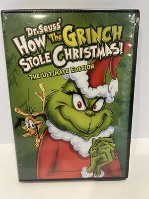 Dr. Seuss' How the Grinch Stole Christmas (Ultimate Edition) (DVD, 1966)SEALED