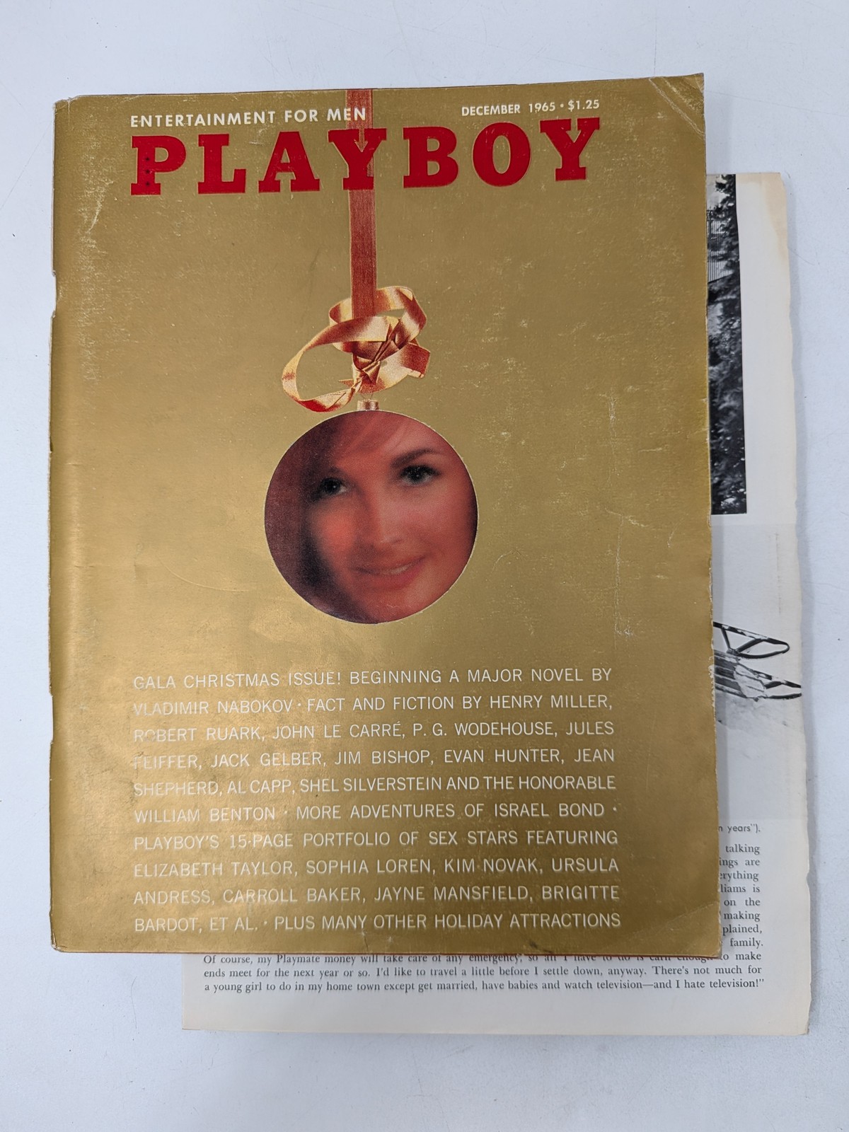 Playboy Magazine December 1965 🔥 CG Allison Parks 🔥 PM Dinah Willis 🔥 E