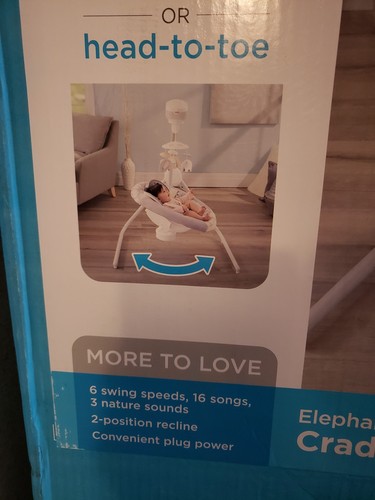 Fisher price elephant cradle swing