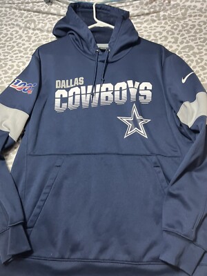 Nike Dallas Cowboys Lock Up Therma Hoodie Pullover Style Size Large NWOT