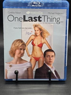 One Last Thing Blu-ray New *No Plastic Wrap Has All Security Seals Cynthia Nixon