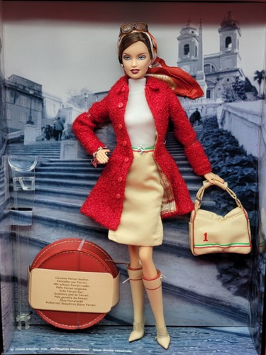 2005 Mattel Barbie Collector Ferrari Barbie Gold Label 2005 Mattel Barbie Collector Ferrari Barbie Gold Label