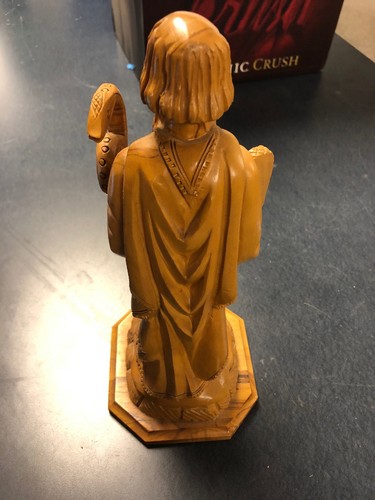 Hand carved wood man