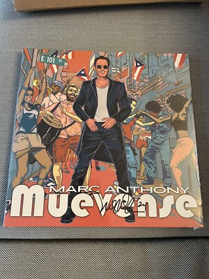 Marc Anthony Muevense Vinyl LP, Autographed & Ready To Ship Now