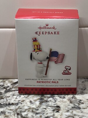Hallmark Keepsake - Peanuts Ornament - Patriotic Pals