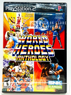World Heroes Anthology - PS2 - Brand New | Factory Sealed