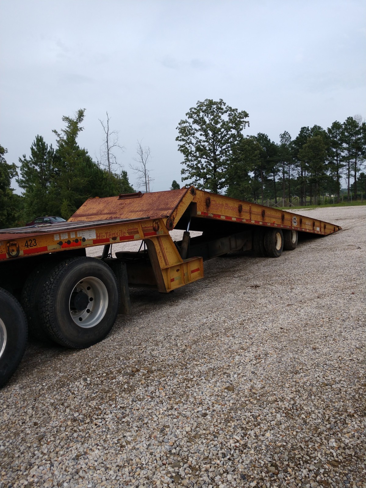 1989 Eager Beaver Low Boy Trailer