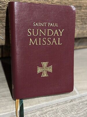 Saint Paul Sunday Missal by Daughters of St. Paul (2012, Leather flex) Burgundy