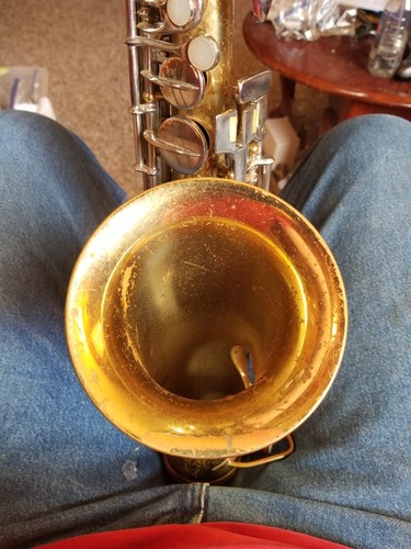 VTG ANTIQUE CG C G CONN LTD USA  ALTO  SAXOPHONE 537006 With Neck and Case