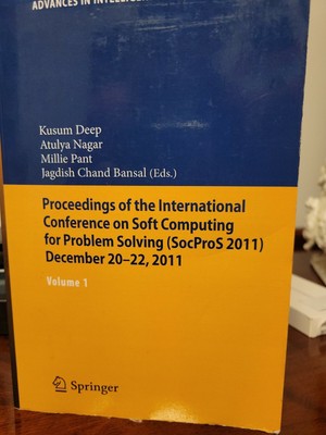 Advances in Intelligent and Soft Computing Ser.: Proceedings of the Internation 