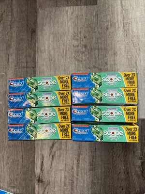 8 PK - Crest Complete Multi-Benefit Toothpaste Plus Scope -2.7 oz Ea.- EXP 2/25