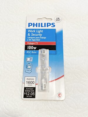 PHILIPS WORK LIGHT& SECURITY BULB RSC BASE BC100T3Q