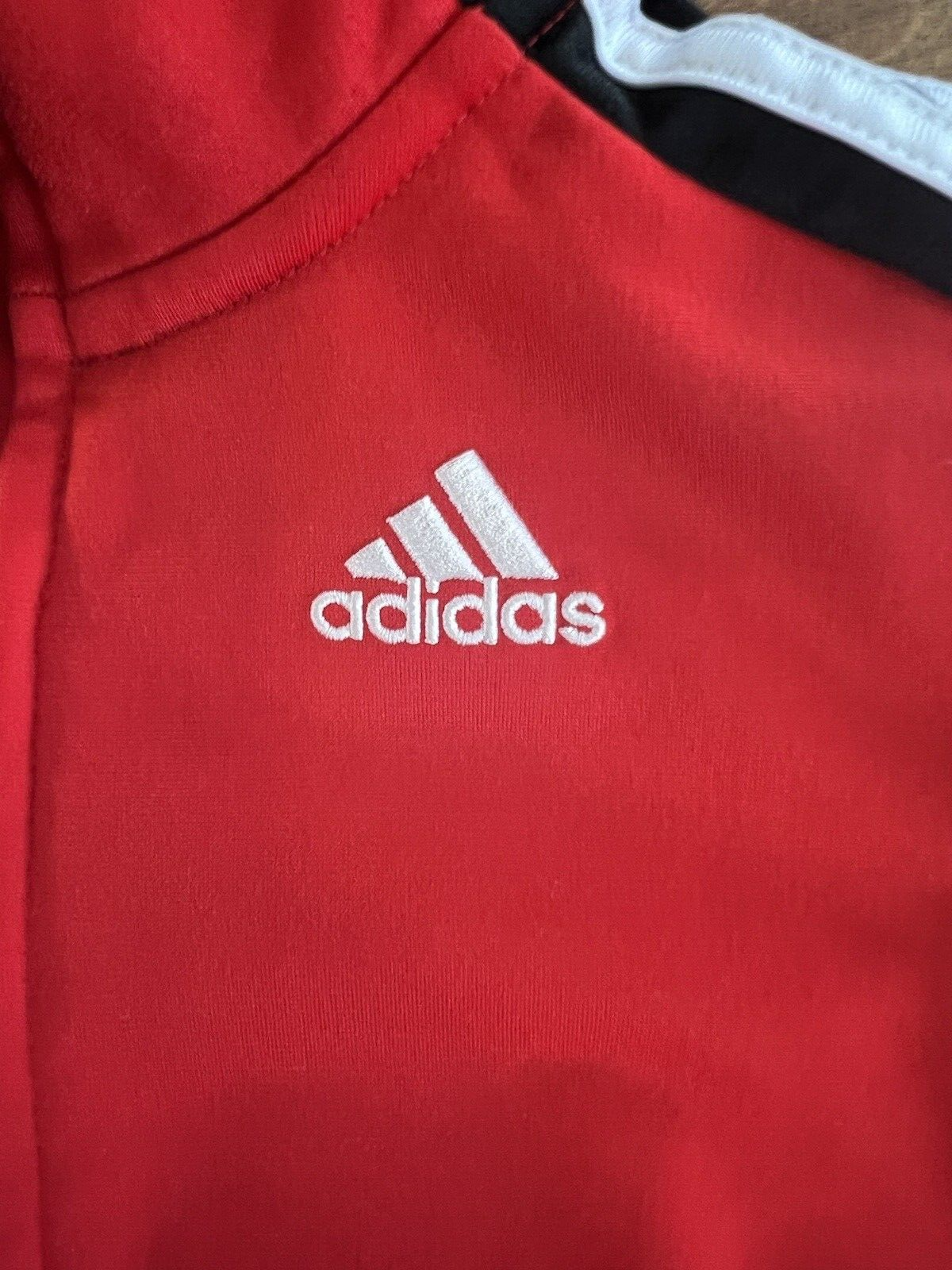 Toddler Adidas Red Size 3T Track Suit Jacket