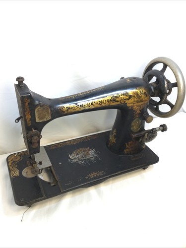 Singer Model 27 Sewing Machine Antique 1907 Sphinx Treadle