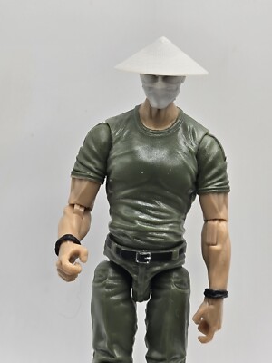 3d Printed MORTAL KOMBAT RAIDEN HEAD 1:18 3 3/4'' GI Joe 25th Anniversary B59