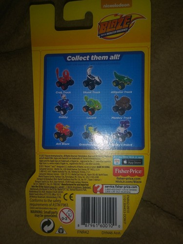 Nickelodeon Blaze and the Monster Machines Mini Gabby's Robot Fisher Price NEW