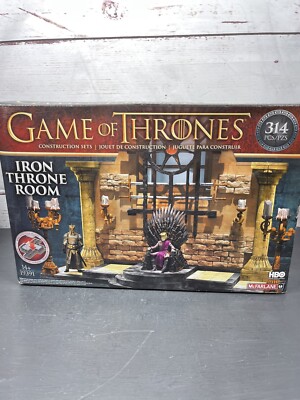 McFarlane Toys Game of Thrones Iron Throne Room Construction Set Open Box READ!
