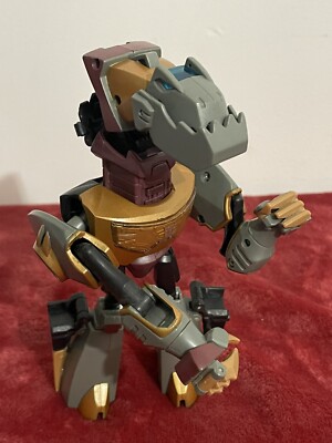 Transformers Animated Voyager Class Grimlock Action Figure Dinobot