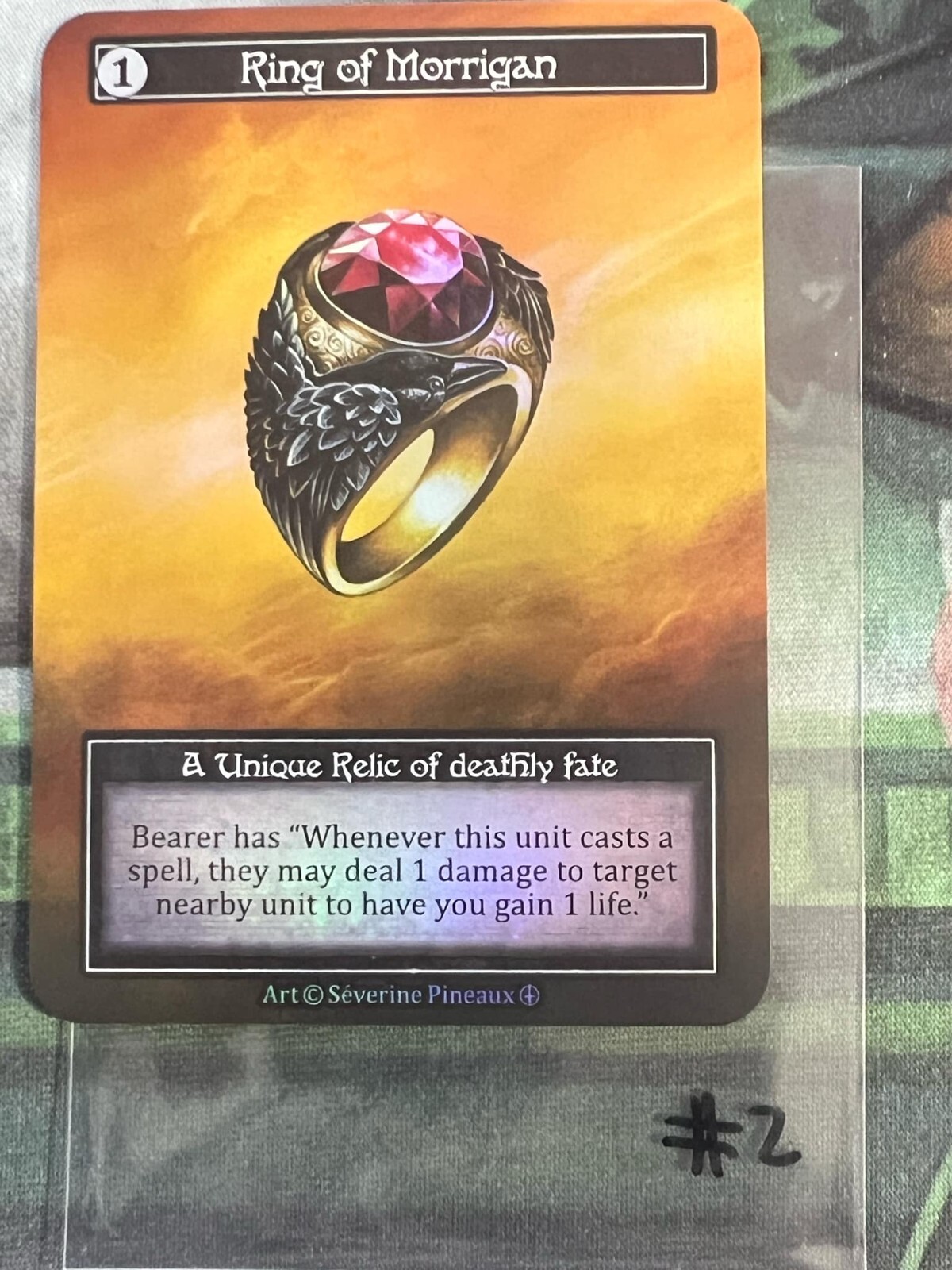 その他 Sorcery TCG Ring of Morrigan foil Ring of Morrigan (Foil) - Arthurian Legends - Sorcery