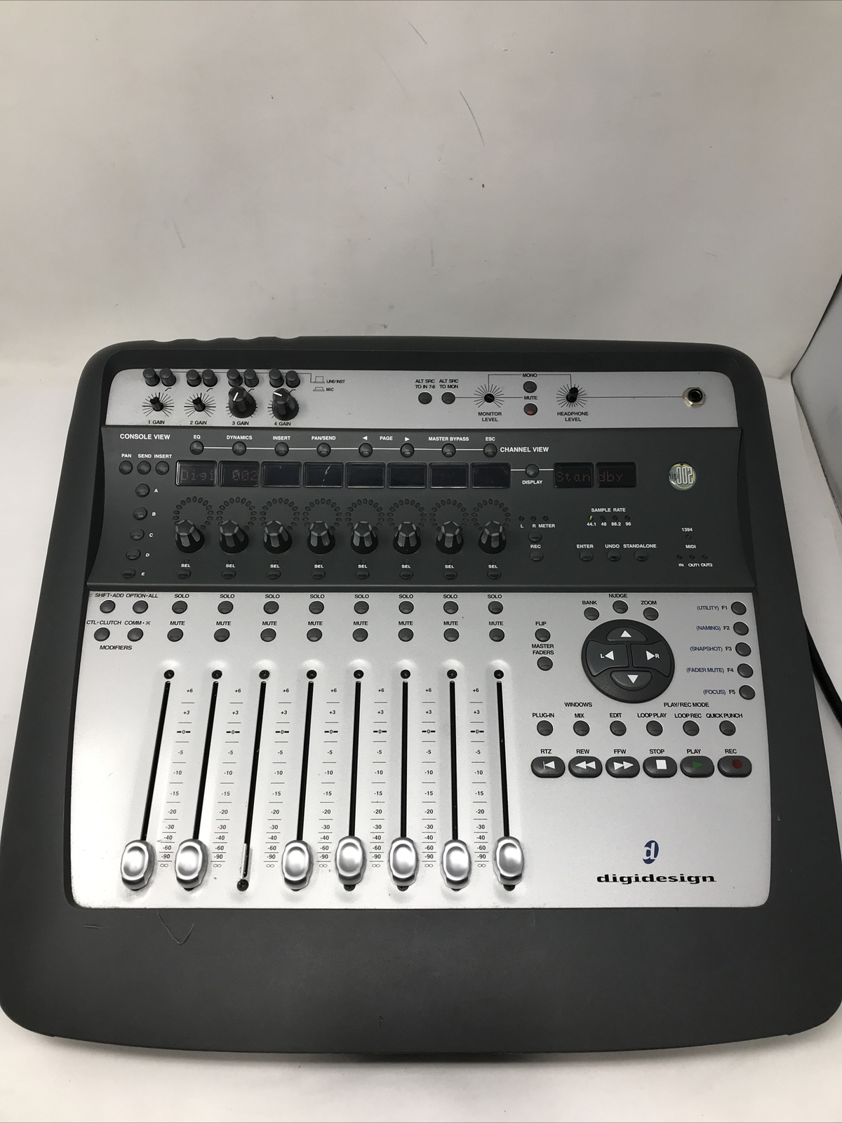 Audio console Audio console