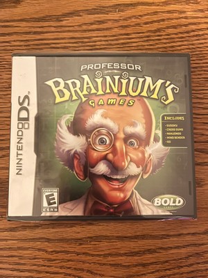 Professor Brainium's Games (Nintendo DS, 2008) New, Sealed