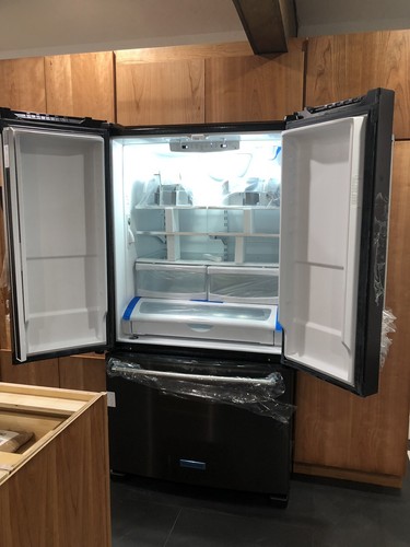 Kitchenaid 36” 25cu Standard Depth Black Stainless Steel Refrigerator