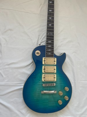 Custom LP Electric Guitar Rosewood Fretboard Ace Frehley 3 Pickup Solid Mahogany