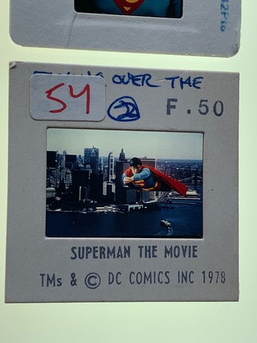 4 Superman Movie 35mm Photo Slides Christopher Reeve DC Comics Vintage Lot #5