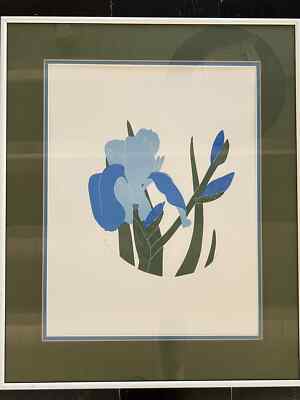 Henry Evan Iris Print Signed and Numbered (135 of 150) (1983)