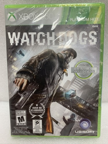 Watch Dogs (Microsoft Xbox 360, 2014) Platinum Hits New