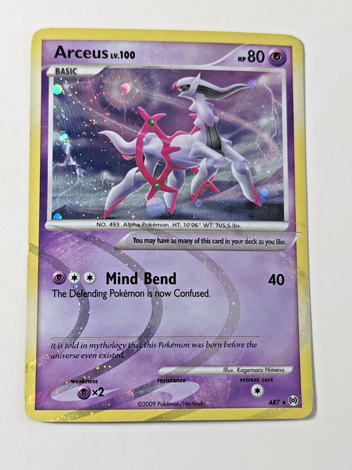 ポケモンカード Arceus lv.100 Arceus Lv.100 Promo Pokemon Card Game TCG Japanese Nintendo