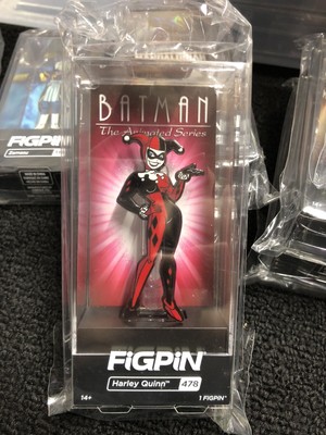 SEALED FiGPiN Harley Quinn #478 Batman Animated Series Figure Enamel Pin 3'' NEW