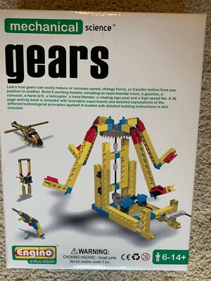 Engino Education Mechanical Science - Gears, Build and Learn - NEW and UNOPENED