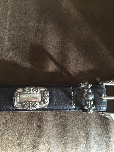 Ladies Womans Fossil Belt Size L Conchos