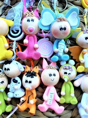 12 Animals Twins Baby Shower Recuerdos Favors Girl Boy Handcraft Girl