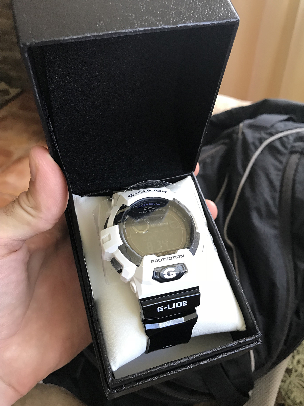 CASIO G-SHOCK GWX-8900B-7JF Black/White Resin Solar Digital CASIO G-SHOCK GWX-8900B-7JF Black/White Resin Solar Digital
