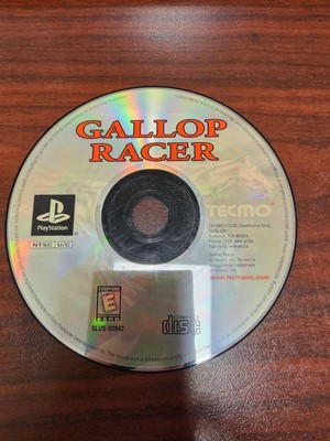 Gallop Racer (PlayStation 1 PS1, 1999) NO TRACKING - DISC ONLY #A1810