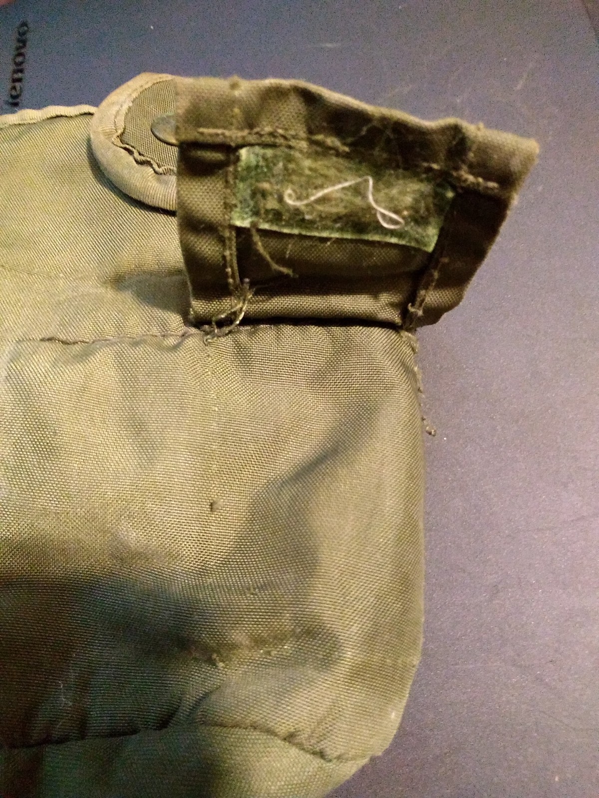 Genuine US Military 1 QUART CANTEEN COVER 1QT OD CARRIER POUCH w ALICE CLIPS