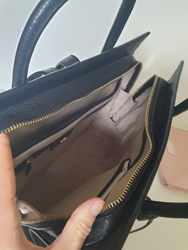 RADLEY RADLEY BLACK BACKPACK. "ARLINGTON COURT", SOFT LEATHER, MEDIUM. RRP £249