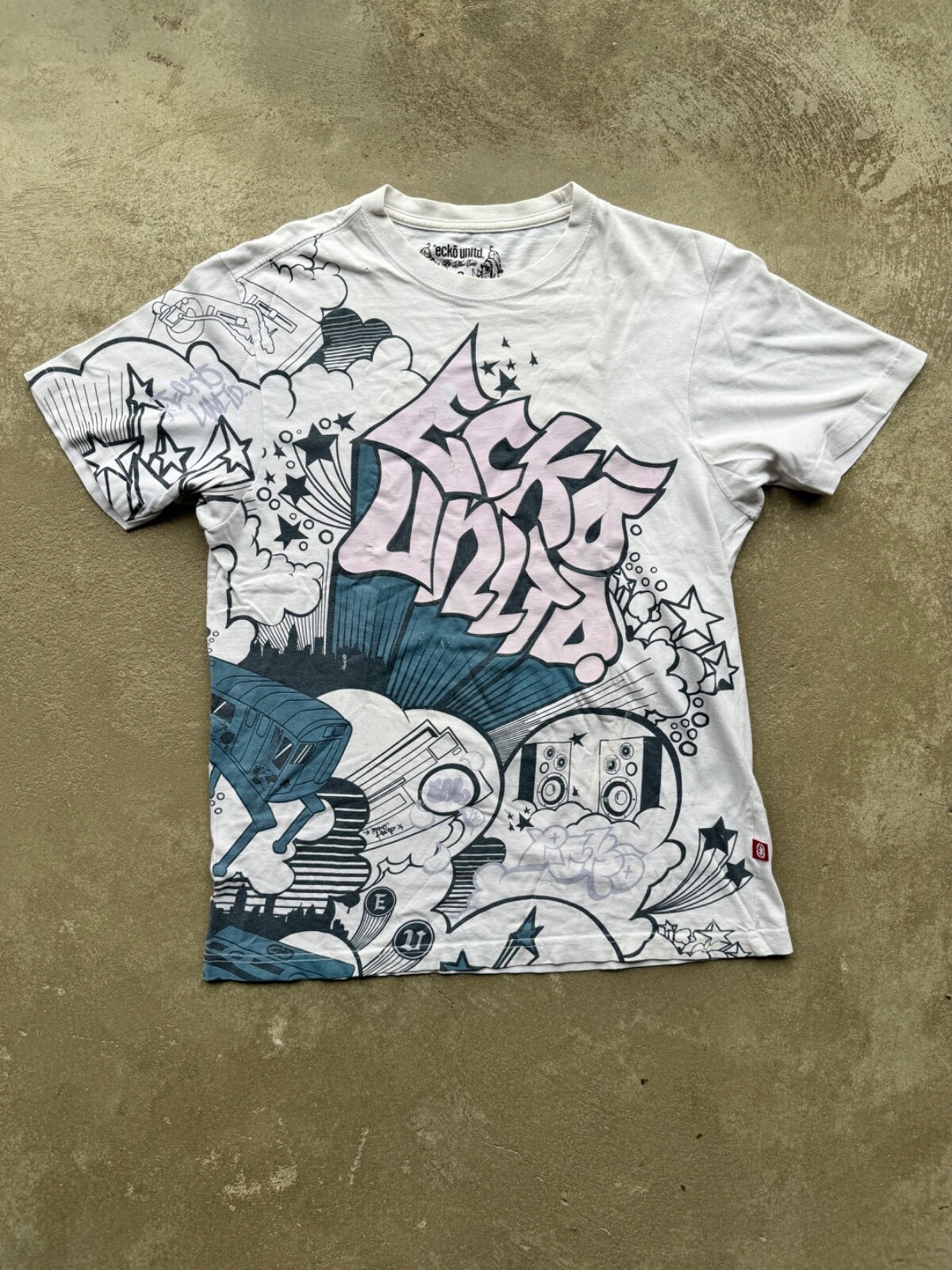 レア　ecko unltd. ホワイト Tシャツ World Champs Tee – ECKO UNLTD