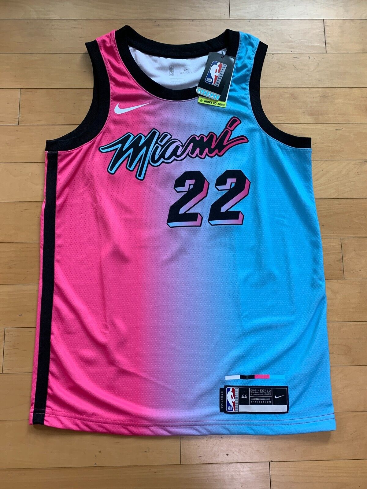 NBA Jimmy Butler Miami Heat 2021 Vice City Edition Swingman NBA Jimmy Butler Miami Heat 2021 Vice City Edition Swingman