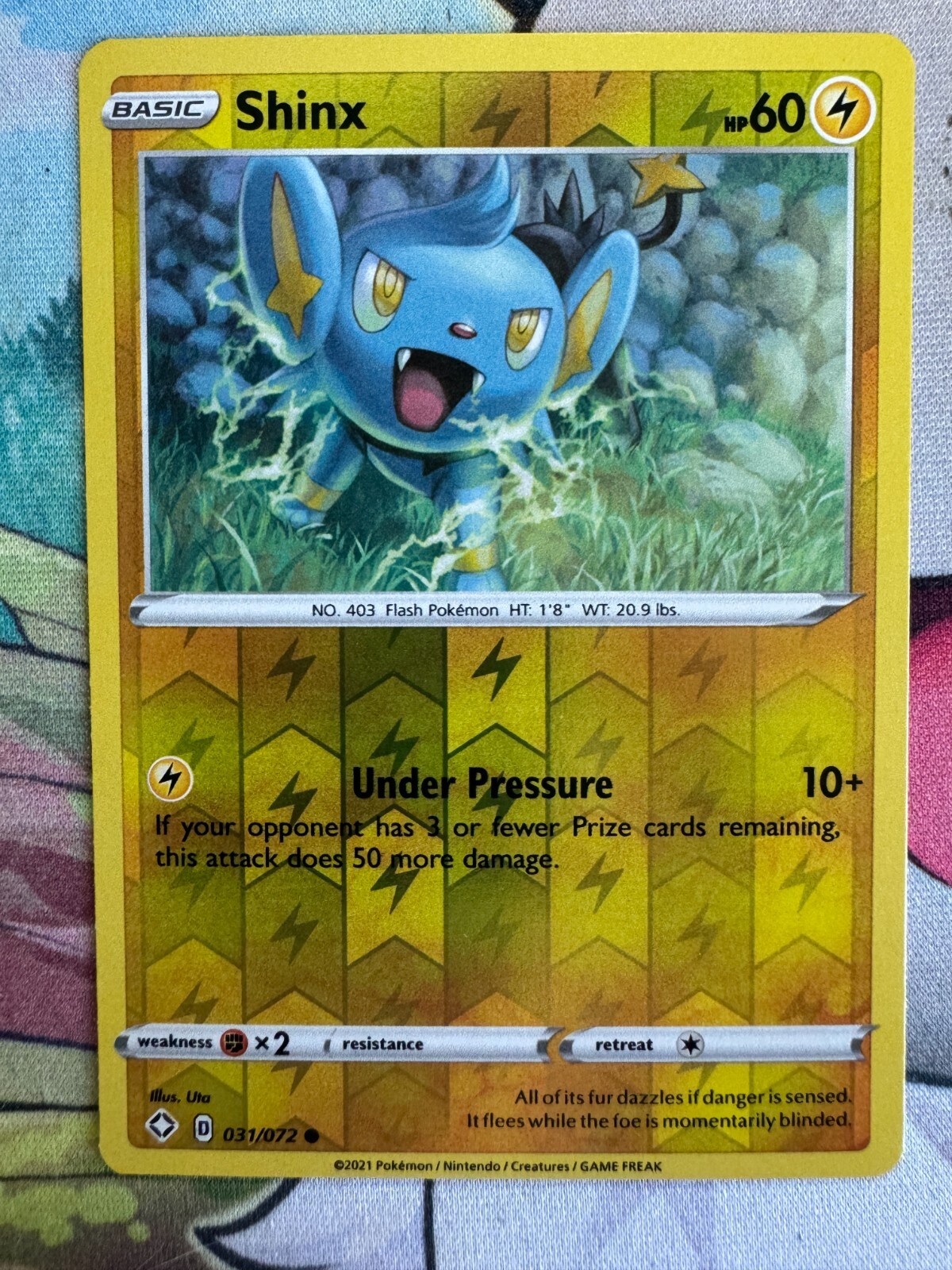 Shinx Reverse Holo Pokemon TCG BKQ643 | eBay